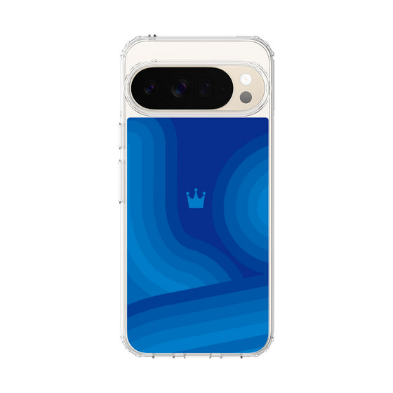 Slim Protection Case［ CASEPLAY Winding Pattern - Blue ］