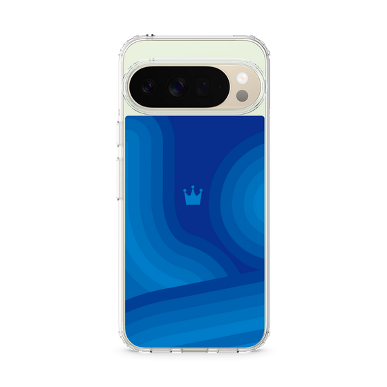Slim Protection Case［ CASEPLAY Winding Pattern - Blue ］