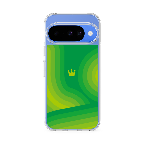 Slim Protection Case［ CASEPLAY Winding Pattern - Green ］