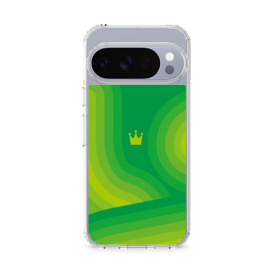 Slim Protection Case［ CASEPLAY Winding Pattern - Green ］