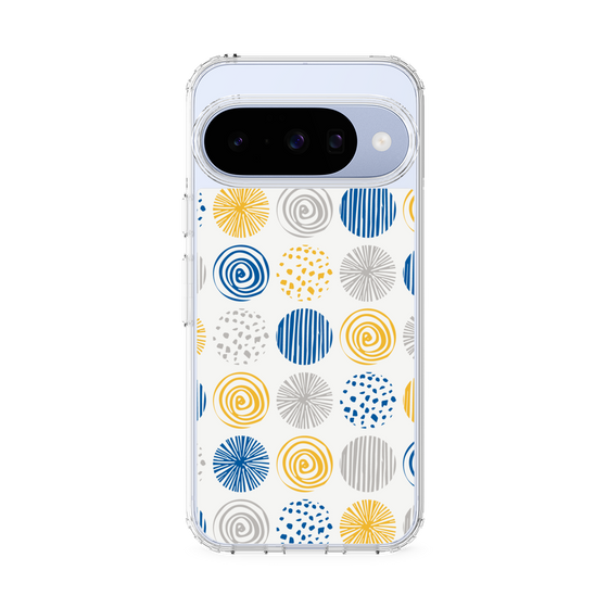 Slim Protection Case［ Nordic Circle - Blue ］