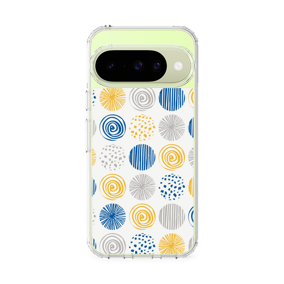 Slim Protection Case［ Nordic Circle - Blue ］