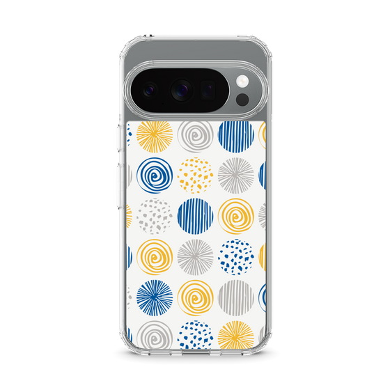 Slim Protection Case［ Nordic Circle - Blue ］