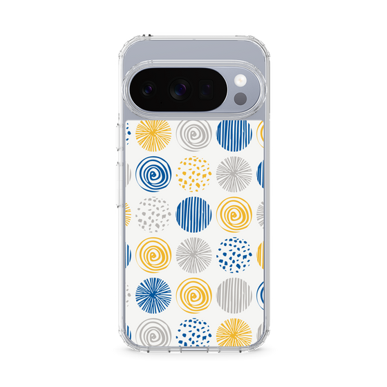 Slim Protection Case［ Nordic Circle - Blue ］