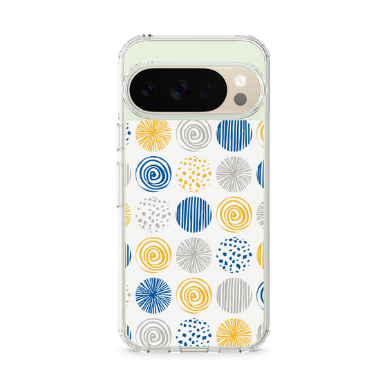 Slim Protection Case［ Nordic Circle - Blue ］