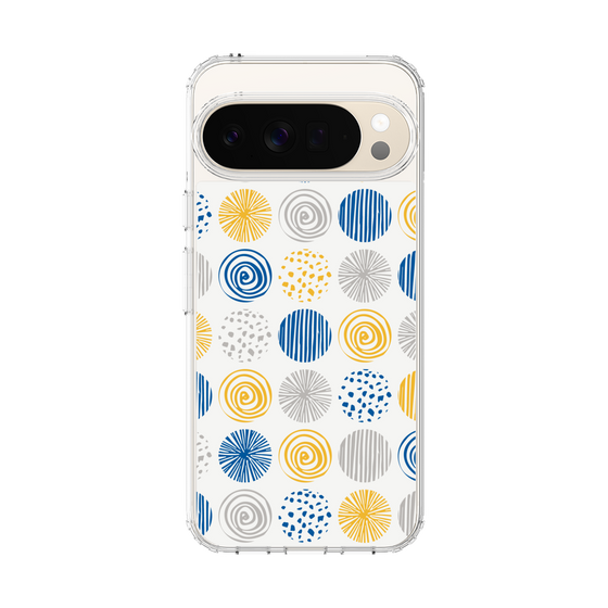 Slim Protection Case［ Nordic Circle - Blue ］