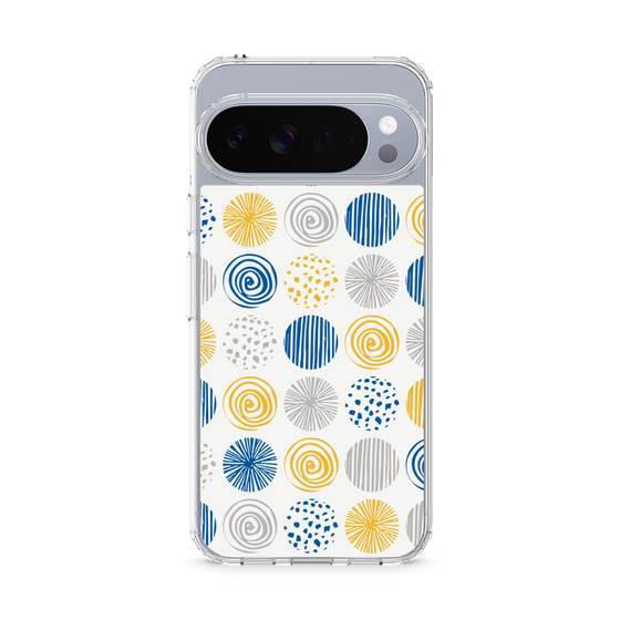 Slim Protection Case［ Nordic Circle - Blue ］