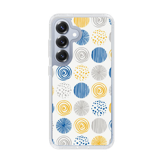 Slim Protection Case［ Nordic Circle - Blue ］