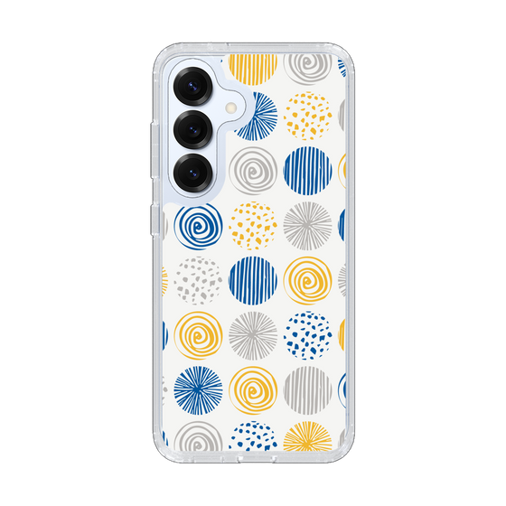 Slim Protection Case［ Nordic Circle - Blue ］