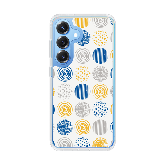 Slim Protection Case［ Nordic Circle - Blue ］