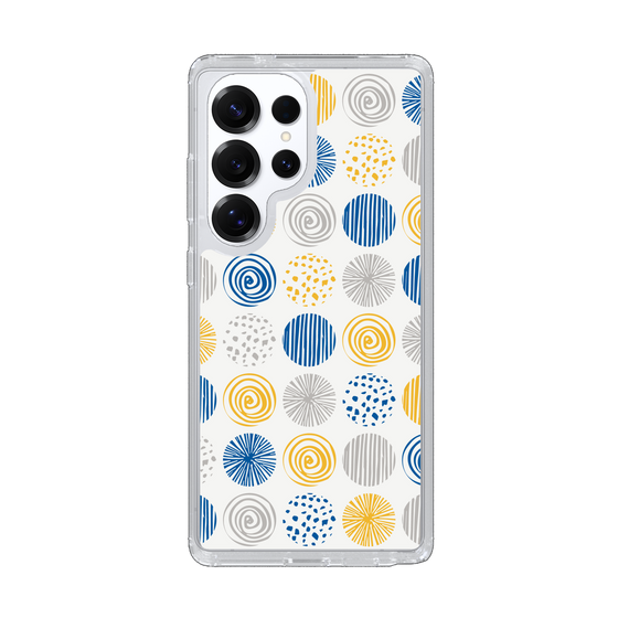 Slim Protection Case［ Nordic Circle - Blue ］