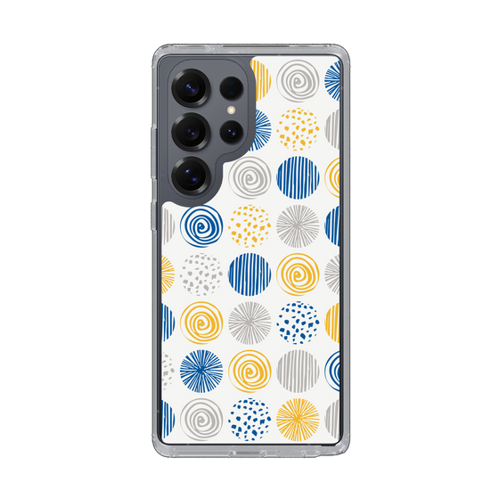 Slim Protection Case［ Nordic Circle - Blue ］