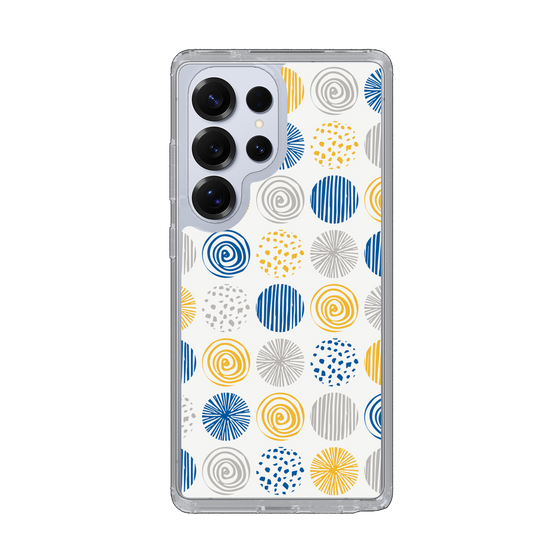 Slim Protection Case［ Nordic Circle - Blue ］