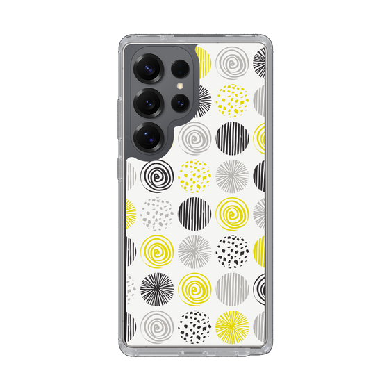 Slim Protection Case［ Nordic Circle - Yellow ］