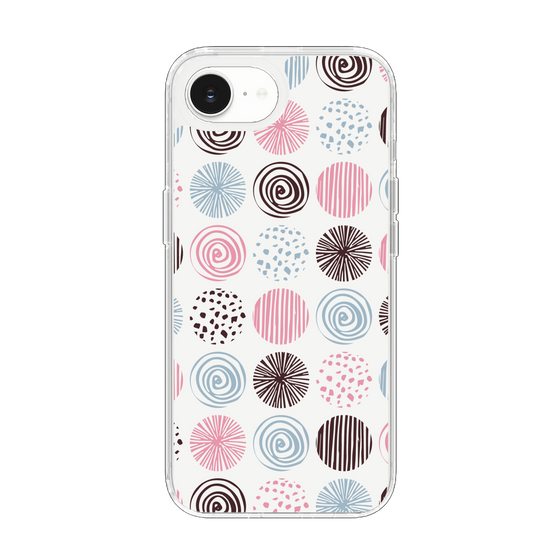 Slim Protection Case［ Nordic Circle - Pink ］