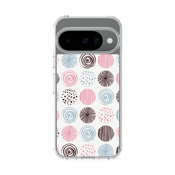 Slim Protection Case［ Nordic Circle - Pink ］