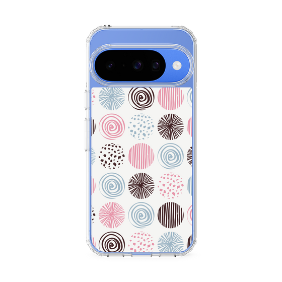 Slim Protection Case［ Nordic Circle - Pink ］