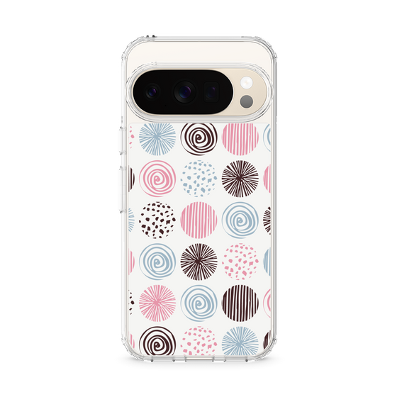 Slim Protection Case［ Nordic Circle - Pink ］