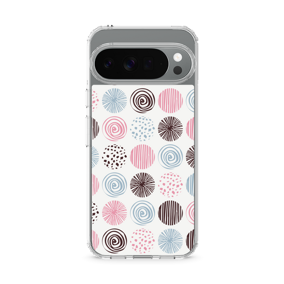 Slim Protection Case［ Nordic Circle - Pink ］