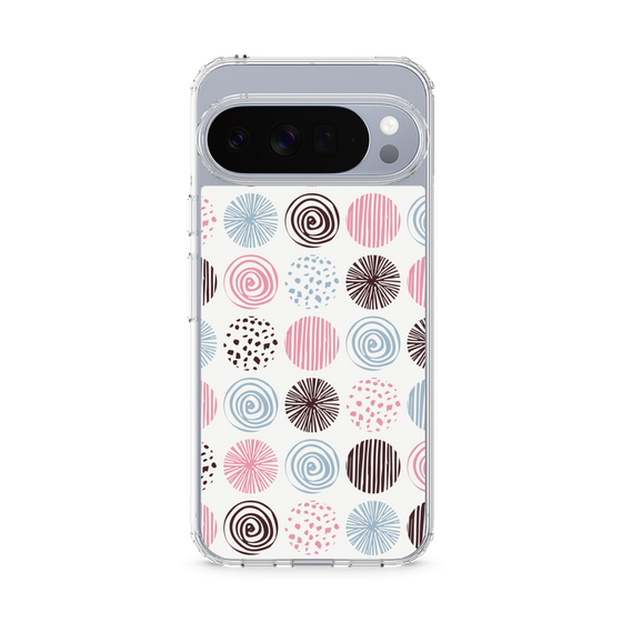 Slim Protection Case［ Nordic Circle - Pink ］