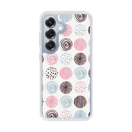 Slim Protection Case［ Nordic Circle - Pink ］