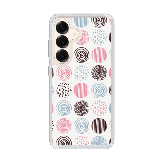 Slim Protection Case［ Nordic Circle - Pink ］