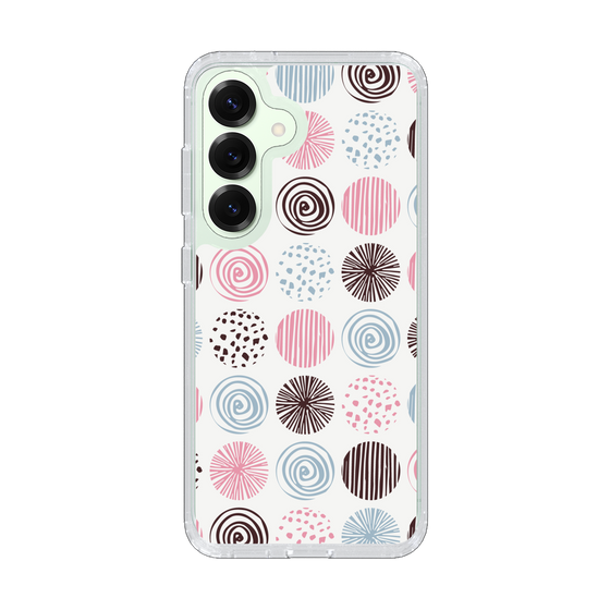 Slim Protection Case［ Nordic Circle - Pink ］
