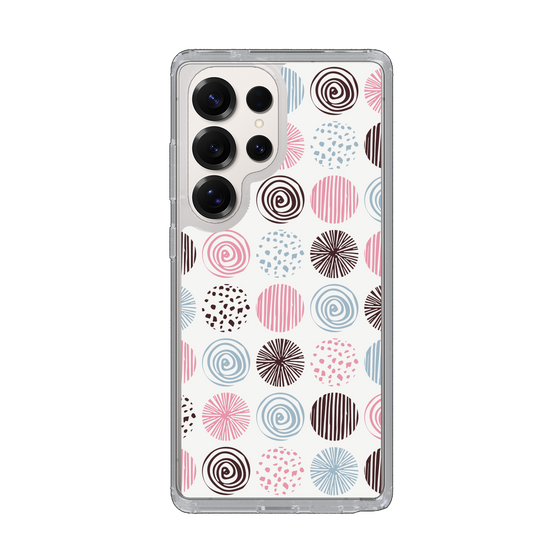 Slim Protection Case［ Nordic Circle - Pink ］