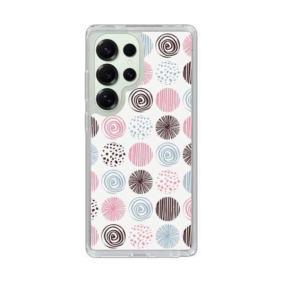 Slim Protection Case［ Nordic Circle - Pink ］