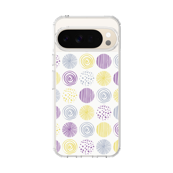 Slim Protection Case［ Nordic Circle - Purple ］