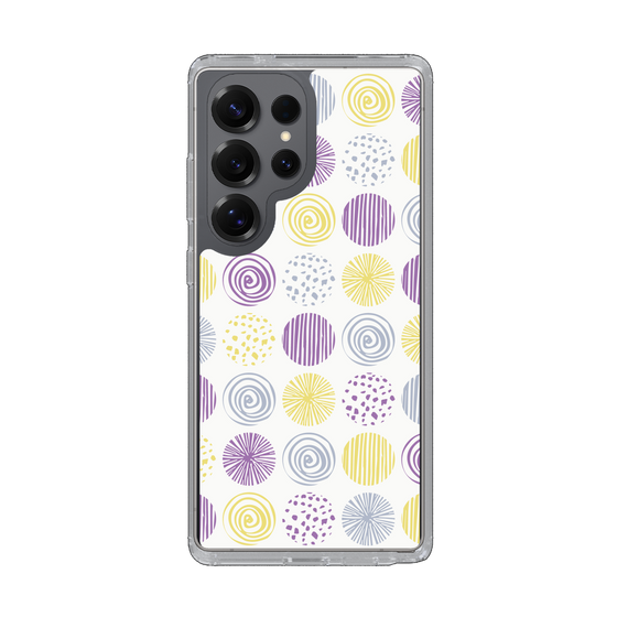 Slim Protection Case［ Nordic Circle - Purple ］