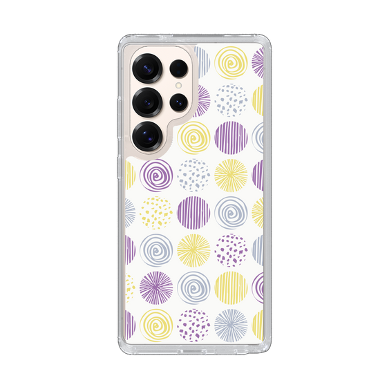 Slim Protection Case［ Nordic Circle - Purple ］