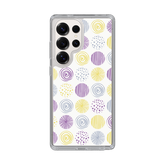 Slim Protection Case［ Nordic Circle - Purple ］