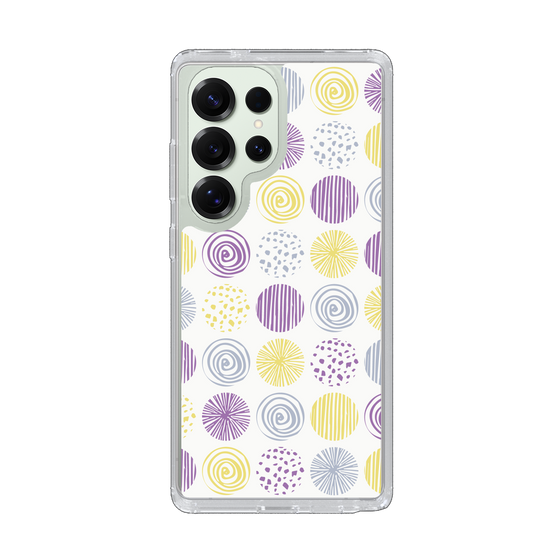 Slim Protection Case［ Nordic Circle - Purple ］