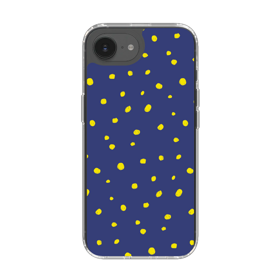 Slim Protection Case［ Drawing Dot - Navy ］