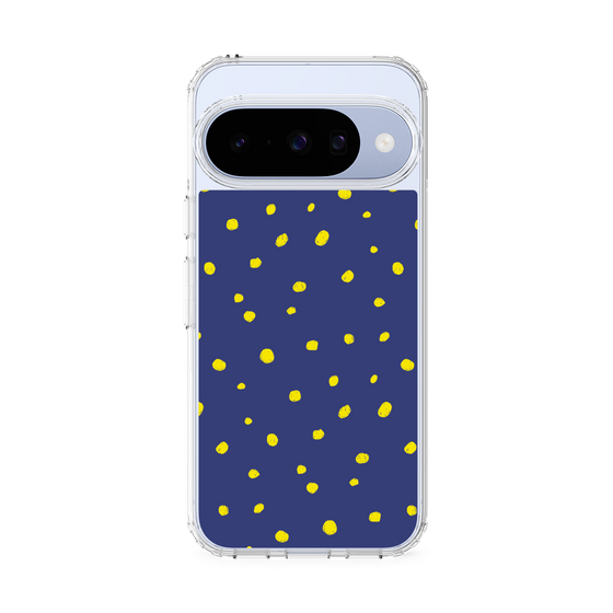 Slim Protection Case［ Drawing Dot - Navy ］