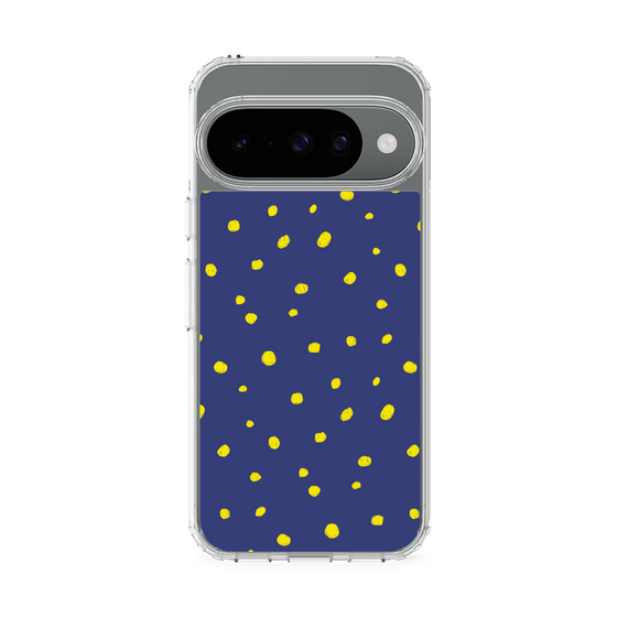 Slim Protection Case［ Drawing Dot - Navy ］