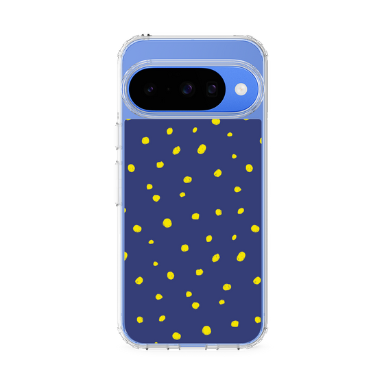 Slim Protection Case［ Drawing Dot - Navy ］
