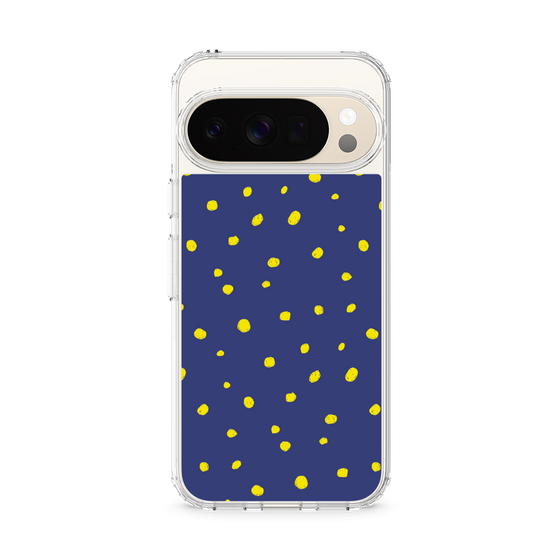 Slim Protection Case［ Drawing Dot - Navy ］