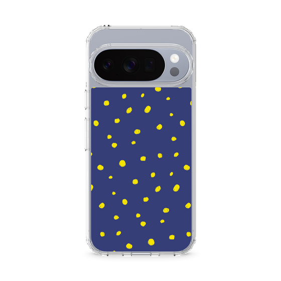 Slim Protection Case［ Drawing Dot - Navy ］
