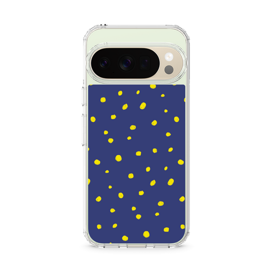 Slim Protection Case［ Drawing Dot - Navy ］