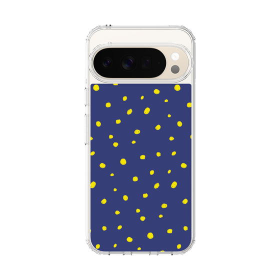 Slim Protection Case［ Drawing Dot - Navy ］
