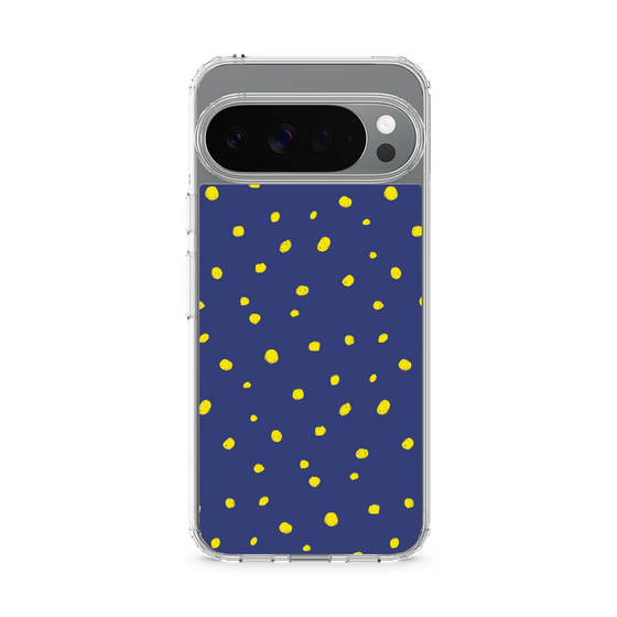 Slim Protection Case［ Drawing Dot - Navy ］