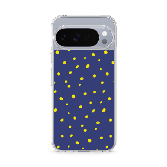 Slim Protection Case［ Drawing Dot - Navy ］