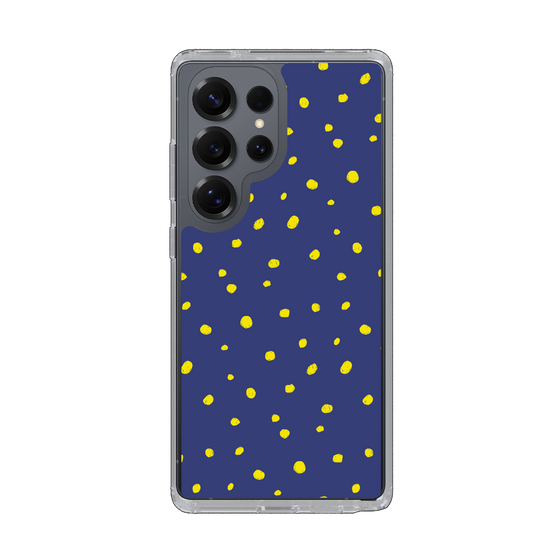 Slim Protection Case［ Drawing Dot - Navy ］