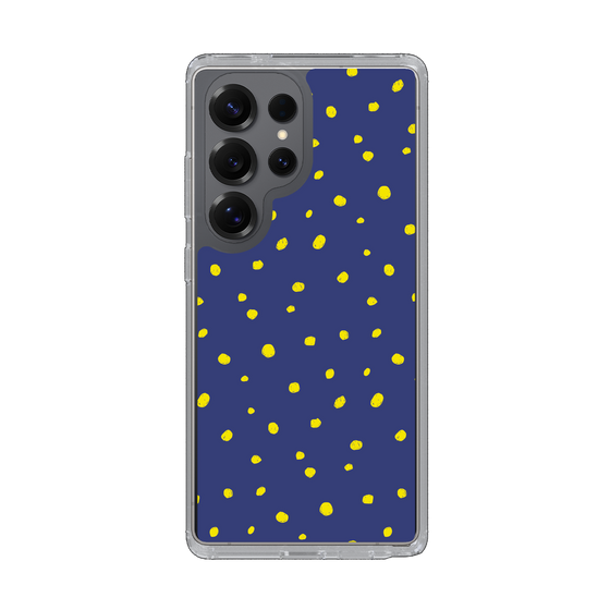 Slim Protection Case［ Drawing Dot - Navy ］