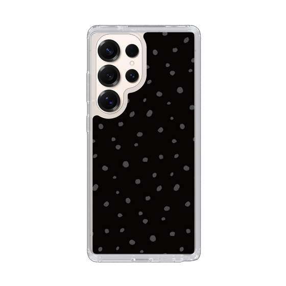 Slim Protection Case［ Drawing Dot - Black ］