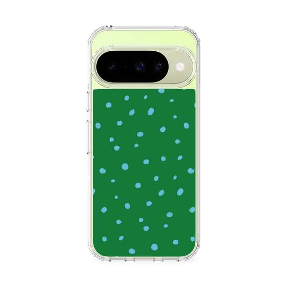 Slim Protection Case［ Drawing Dot - Green ］