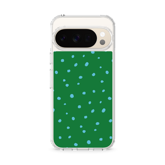 Slim Protection Case［ Drawing Dot - Green ］
