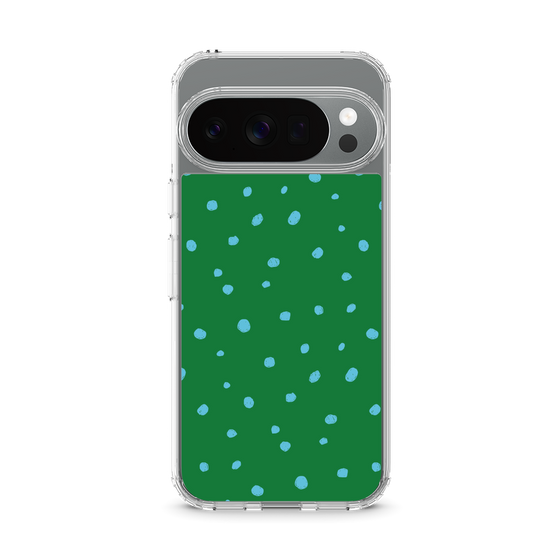 Slim Protection Case［ Drawing Dot - Green ］